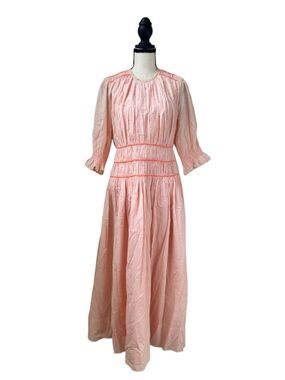 Hunter Bell Gregory Blush Pink Maxi Dress Size 10 NWT